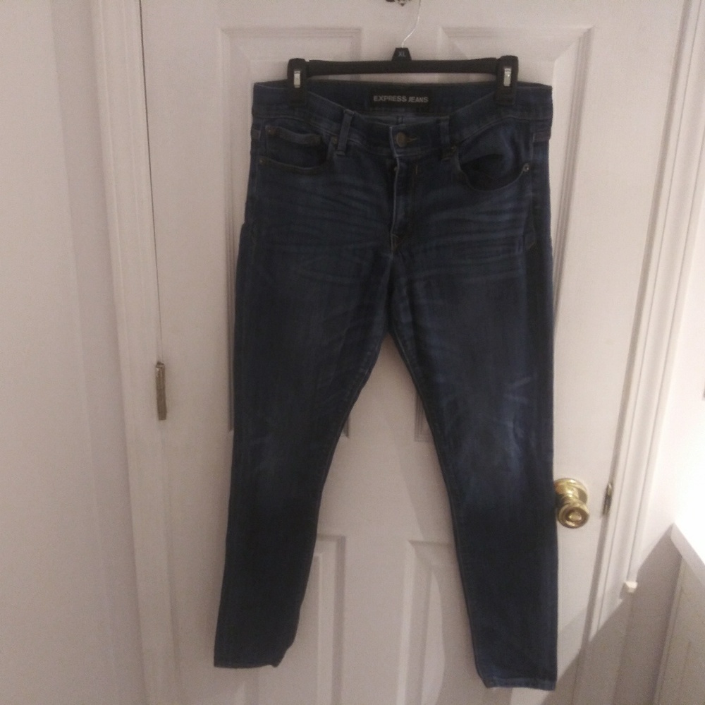 Express mid rise jeans